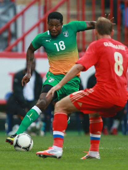 Russia vs. Côte d'Ivoire football friendly match