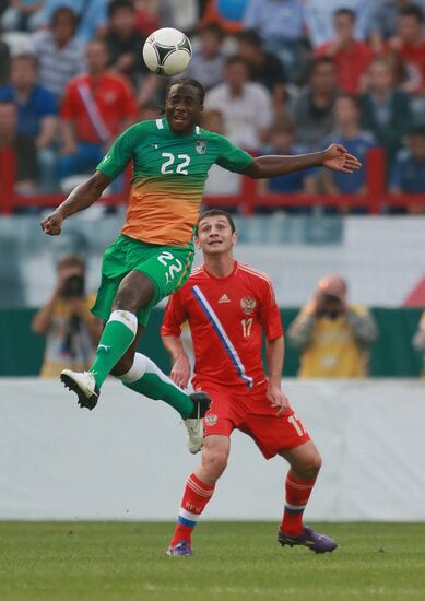 Russia vs. Côte d'Ivoire football friendly match