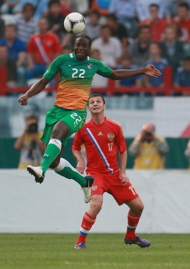 Russia vs. Côte d'Ivoire football friendly match