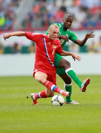 Russia vs. Côte d'Ivoire football friendly match