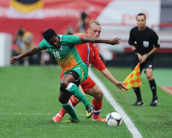 Russia vs. Côte d'Ivoire football friendly match