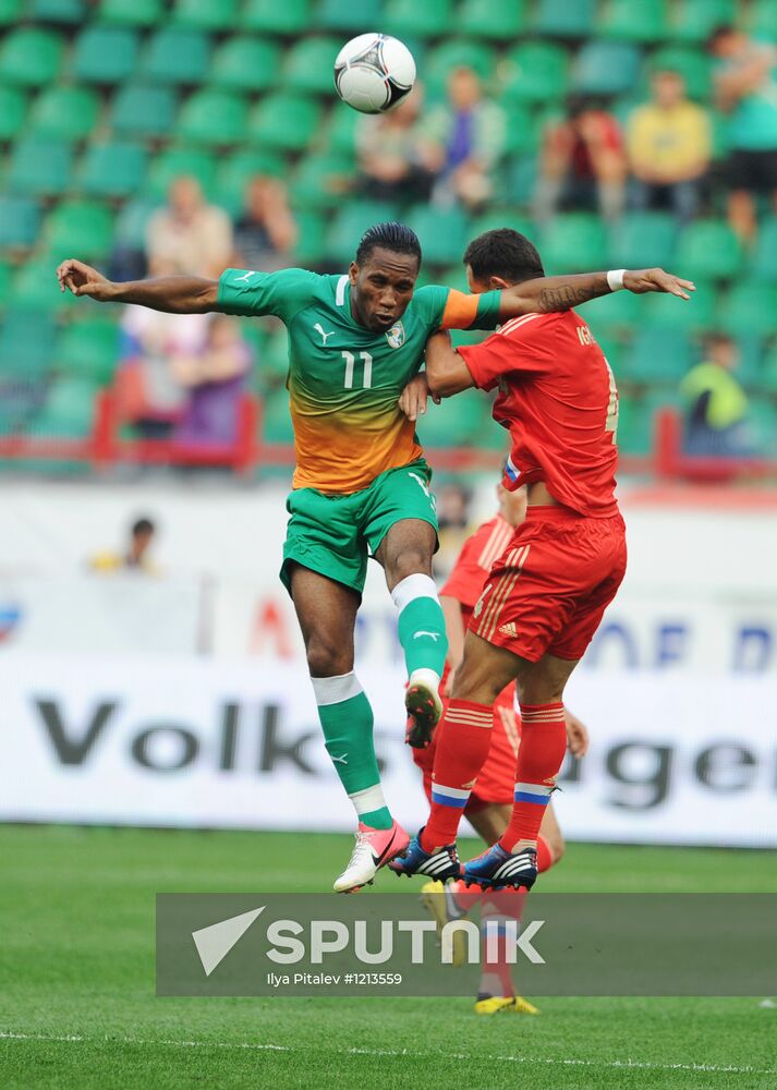 Russia vs. Côte d'Ivoire football friendly match