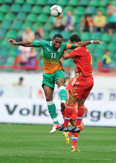 Russia vs. Côte d'Ivoire football friendly match