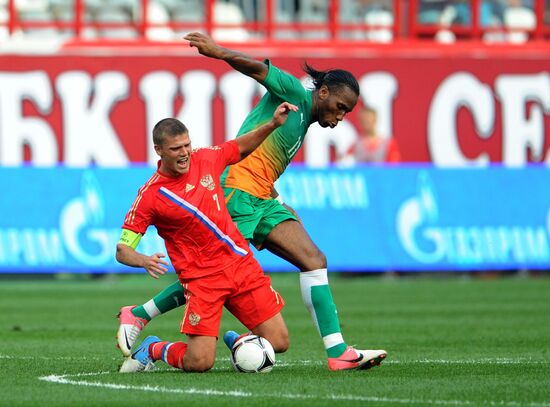 Russia vs. Côte d'Ivoire football friendly match