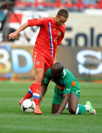 Russia vs. Côte d'Ivoire football friendly match