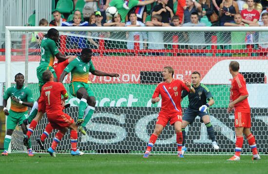 Russia vs. Côte d'Ivoire football friendly match
