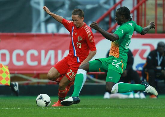 Russia vs. Côte d'Ivoire football friendly match