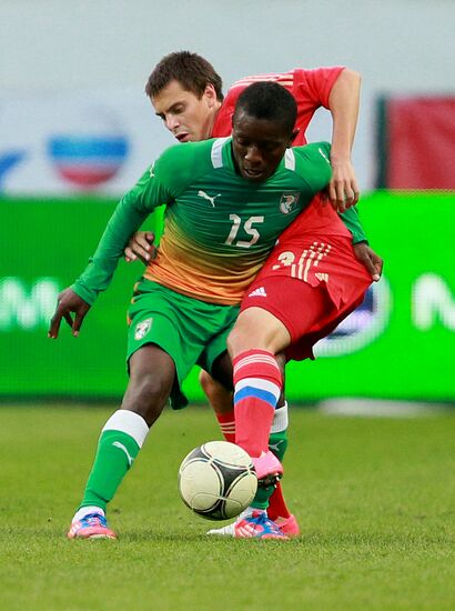 Russia vs. Côte d'Ivoire football friendly match
