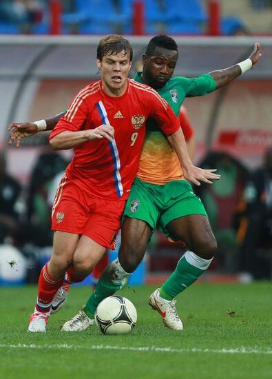 Russia vs. Côte d'Ivoire football friendly match