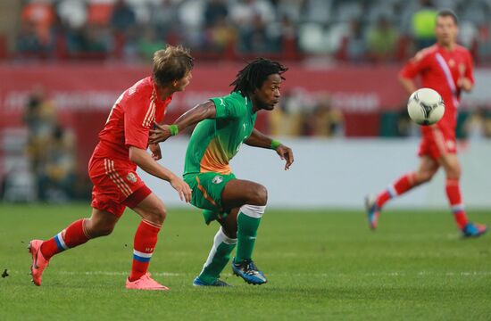 Russia vs. Côte d'Ivoire football friendly match