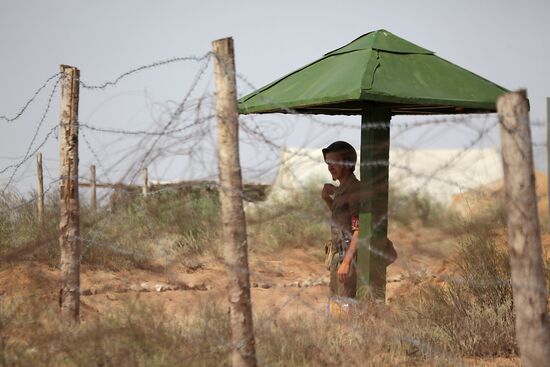 Aerospace Defence Forces tactical drill with combat firing