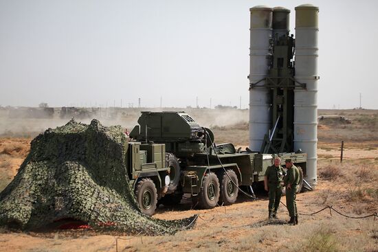 Aerospace Defence Forces tactical drill with combat firing