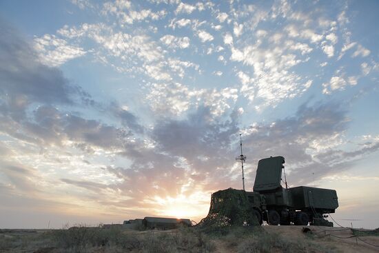 Aerospace Defence Forces tactical drill with combat firing