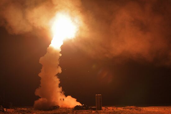 Aerospace Defence Forces tactical drill with combat firing