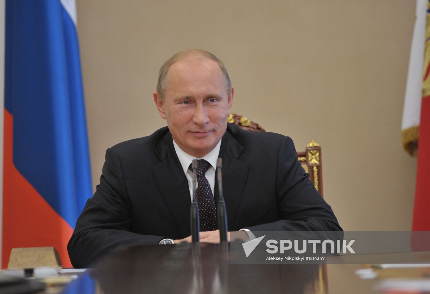 V.Putin holds meeting of Security Council of Russian Federation