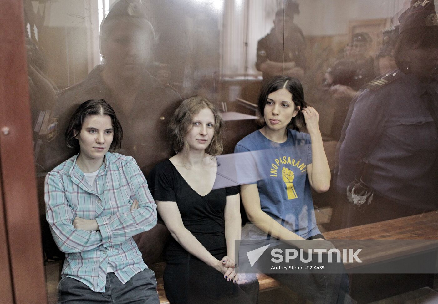 Announcement of verdict against Pussy Riot punk band