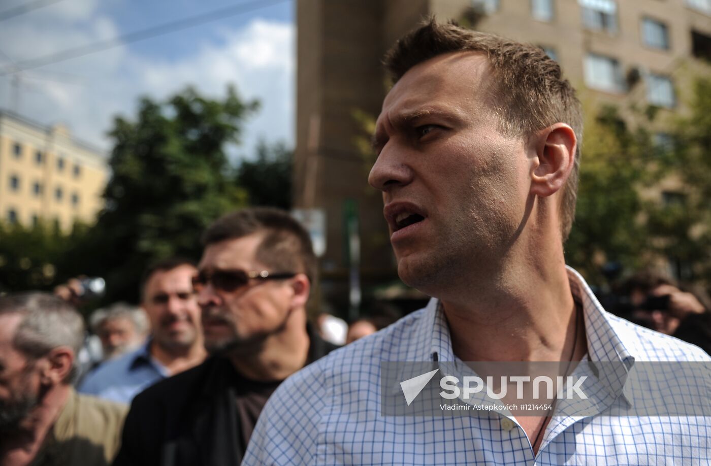 Action in support of Pussy Riot in Moscow