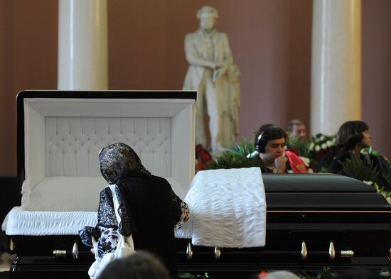 Funeral service for Sergei Kapitsa