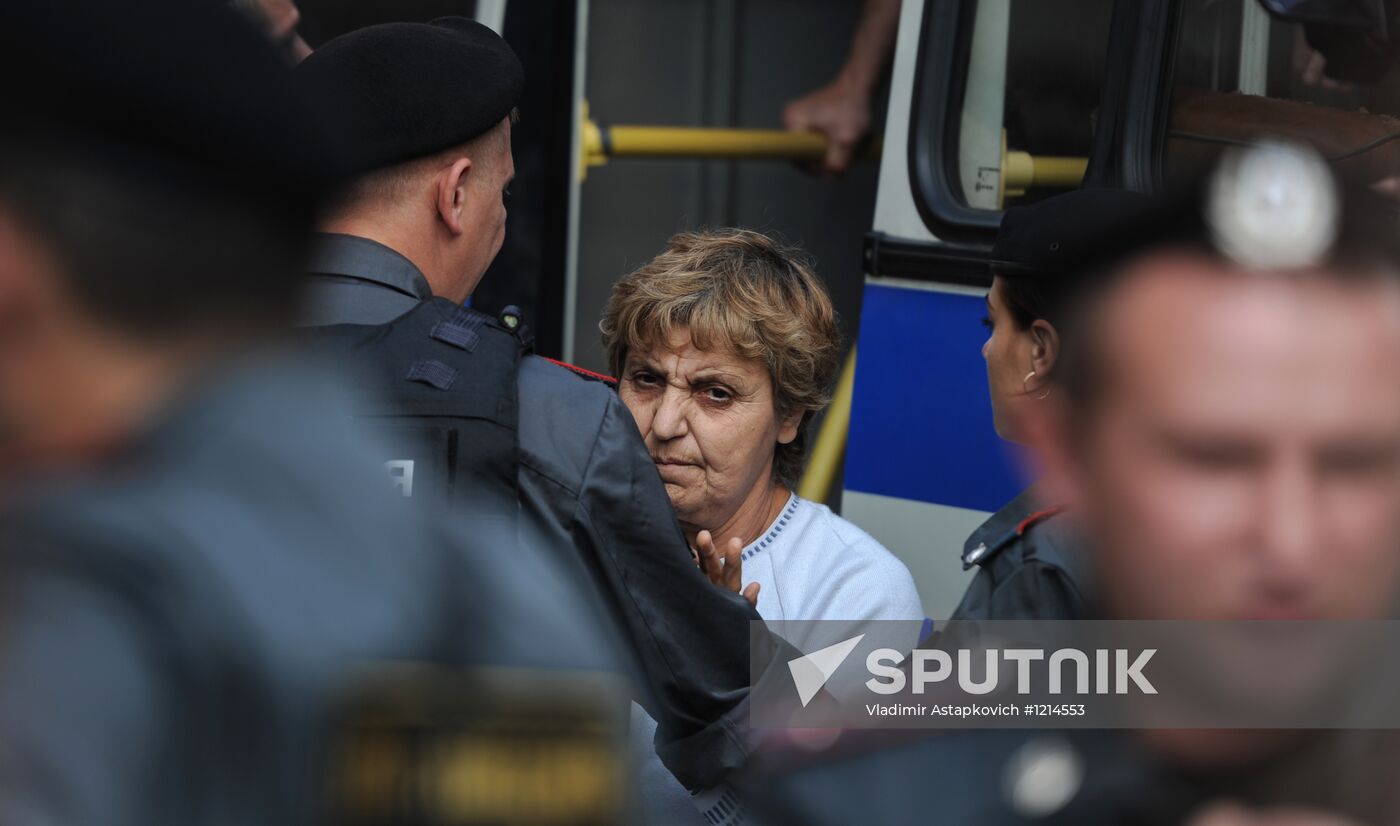 Rally in support of punk group Pussy Riot in Moscow
