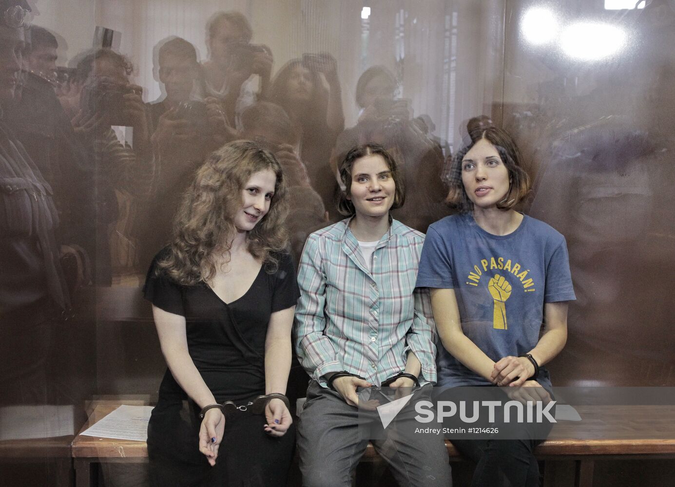 Announcement of verdict against Pussy Riot punk band members