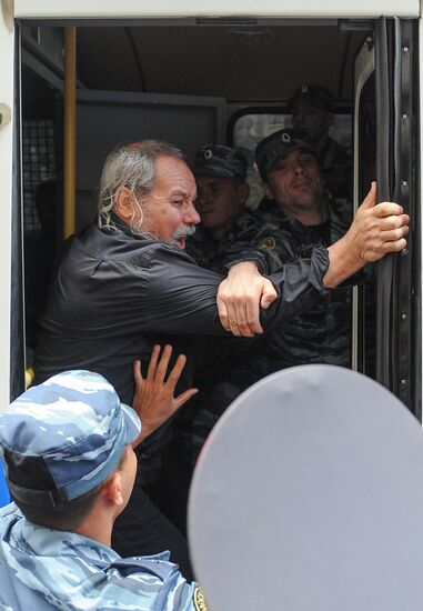 Rally in Moscow to support Pussy Riot