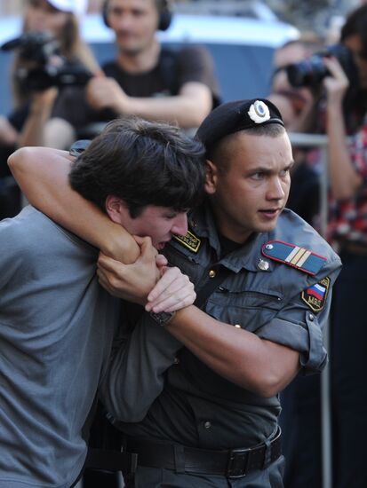 Rally in Moscow to support Pussy Riot