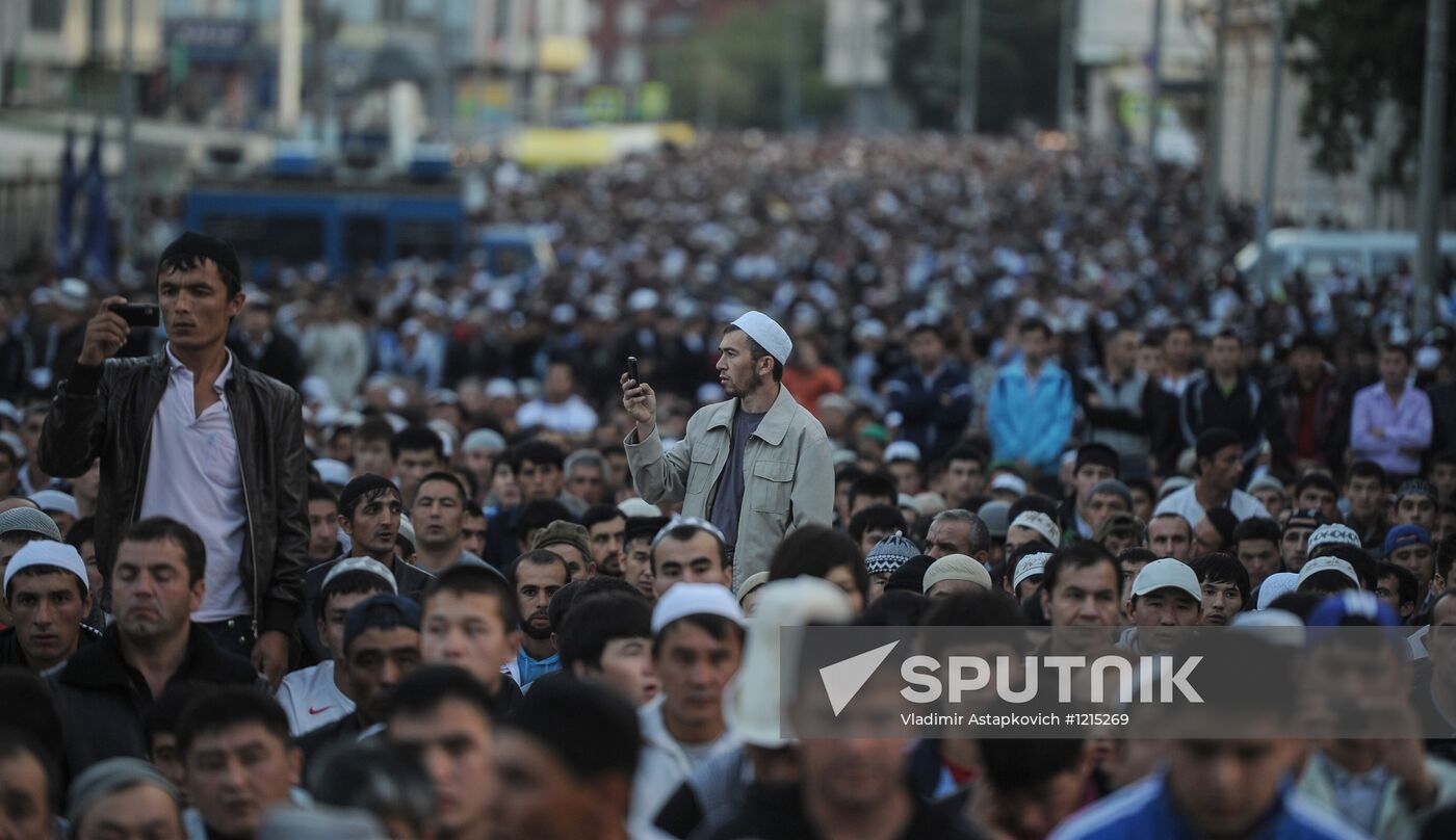 Eid Al-Fitr celebrated in Moscow