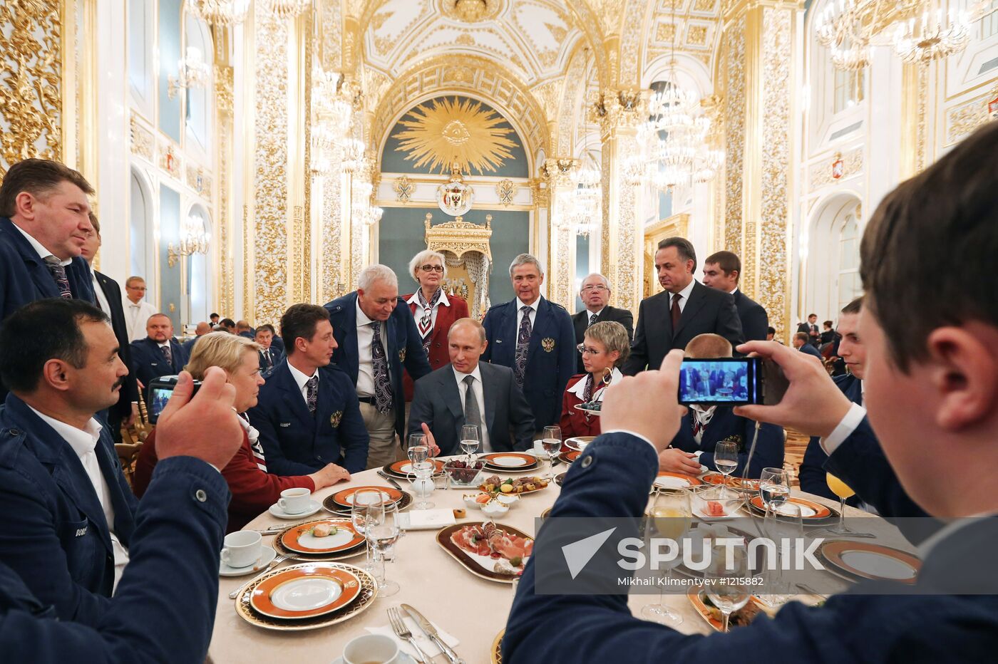 V.Putin meets with Russian Paralympic team in Kremlin