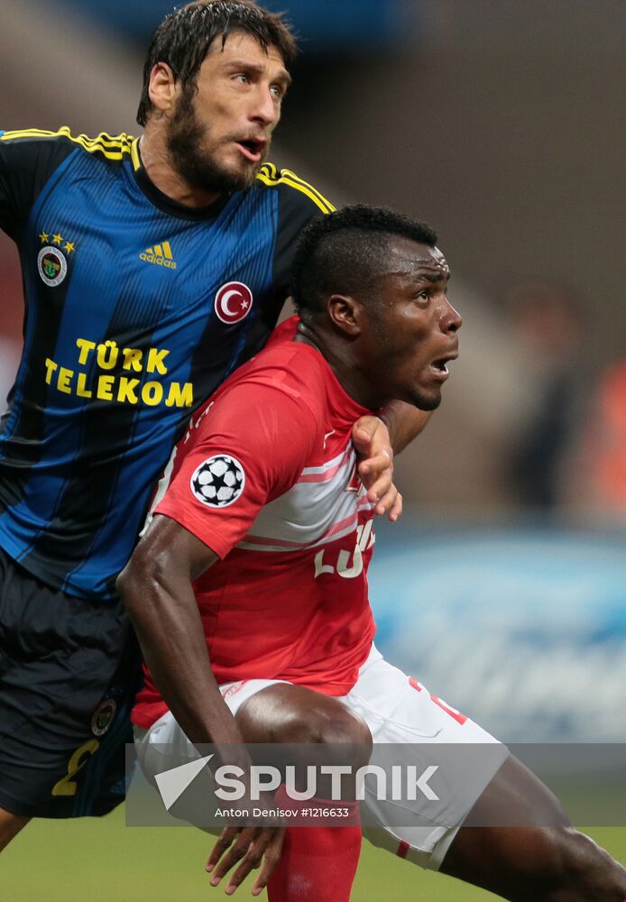 UEFA Champions League. Spartak Moscow vs. Fenerbahçe Istanbul