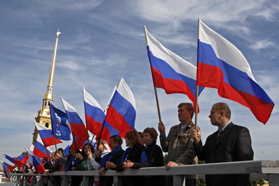 National Flag Day celebrated in Russia