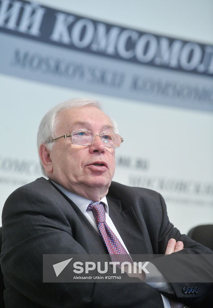Vladimir Lukin news conference in Moscow