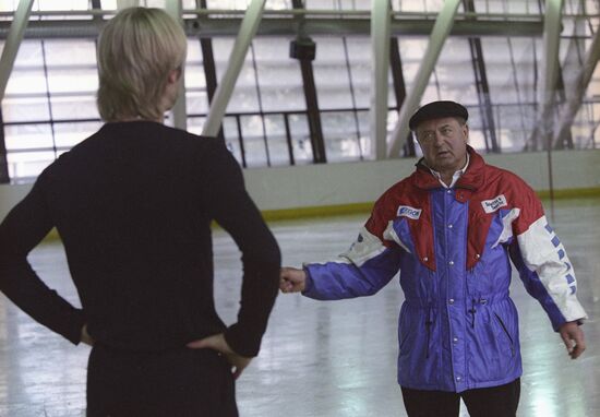 Yevgeny Plyushchenko and Aleksei Mishin