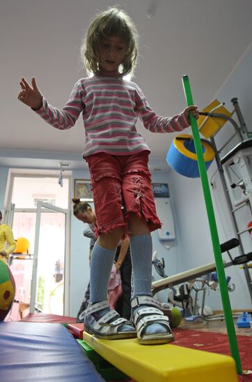 Work of children psychoneurological health resort "Teremok"