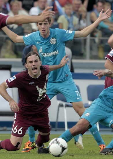 Football. Russian Premiere League. Zenit vs. Rubin