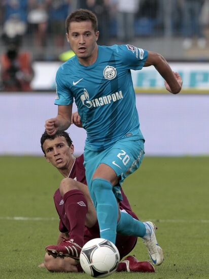 Football. Russian Premiere League. Zenit vs. Rubin