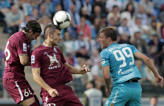 Football. Russian Premiere League. Zenit vs. Rubin