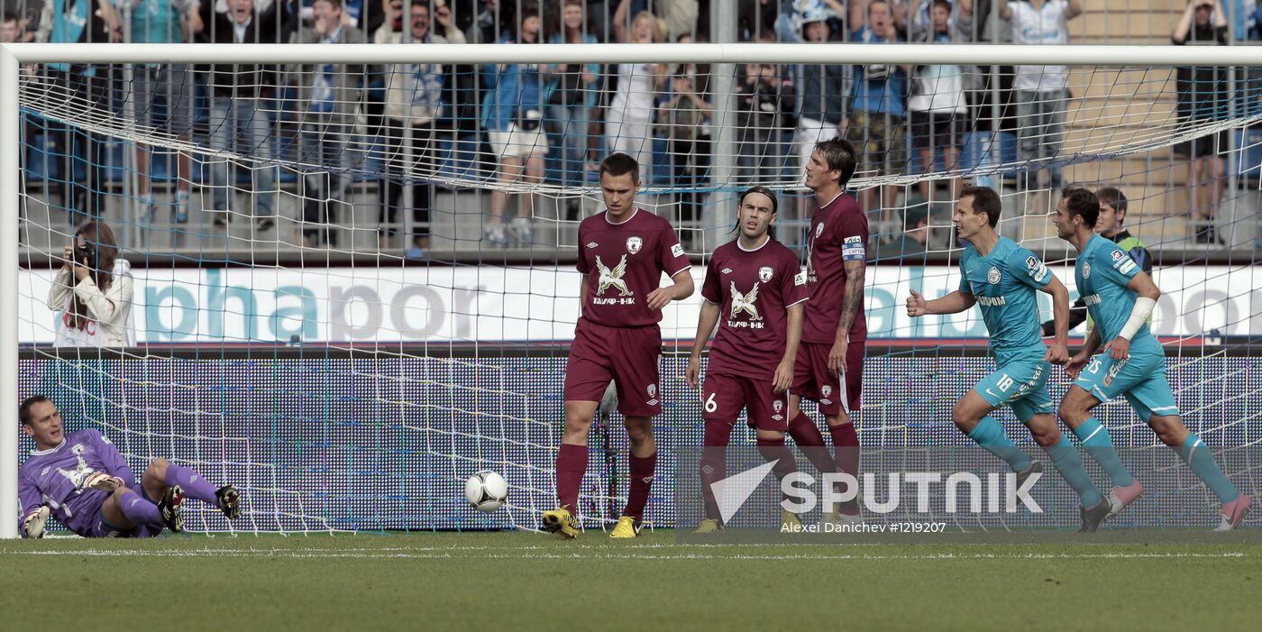 Football. Russian Premiere League. Zenit vs. Rubin