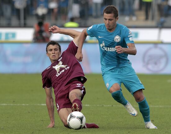 Football. Russian Premiere League. Zenit vs. Rubin
