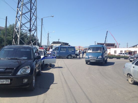 Explosive device goes off near Nazran's central market