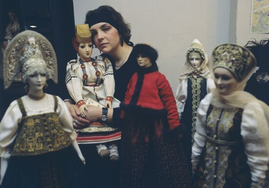 Doll artist Alexandra Kukinova