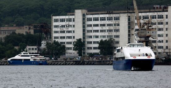 Testing twin-hull vessel built for APEC Leaders' Week