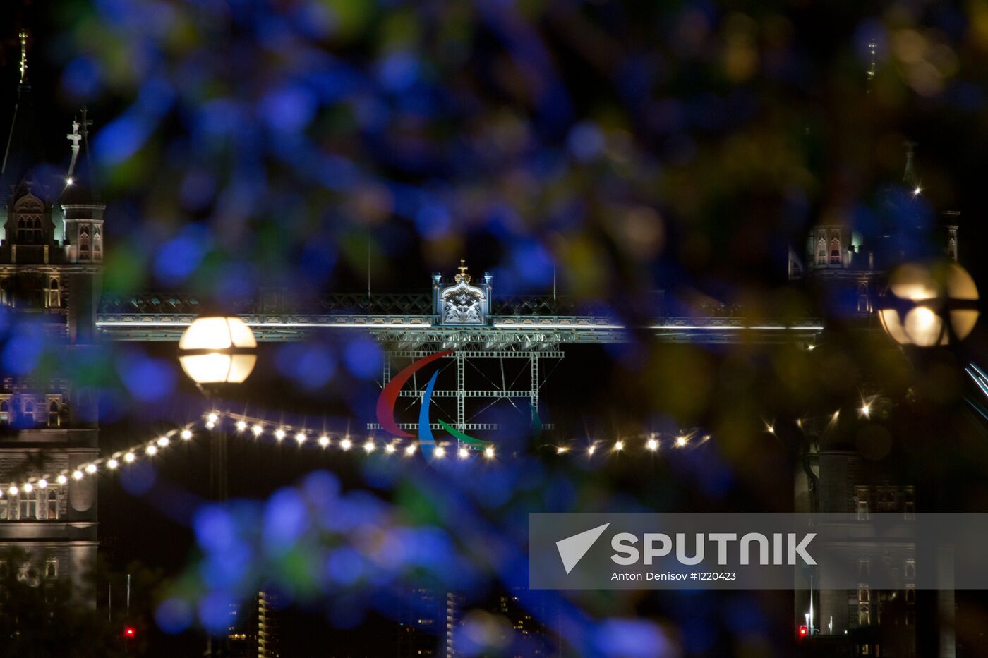 Preparations for opening the XIV Paralympic Games 2012 in London