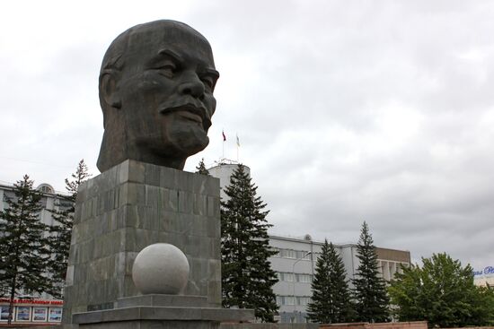 Monument to Vladimir Lenin in Ulan-Ude