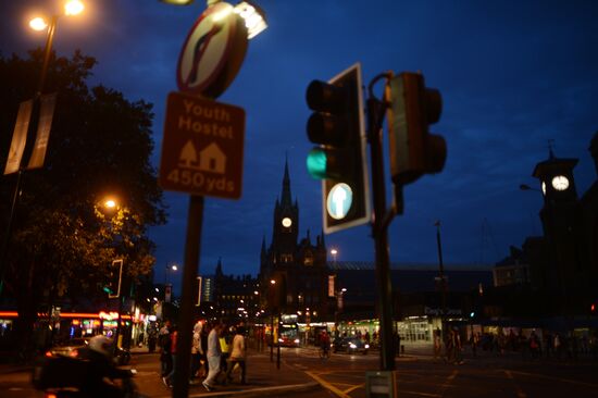 Preparations for opening the XIV Paralympic Games 2012 in London