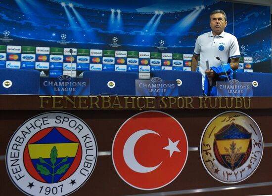 Press conference of Fenerbahce team head coach Aykut Kocaman