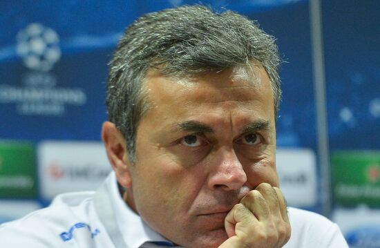 Press conference of Fenerbahce team head coach Aykut Kocaman