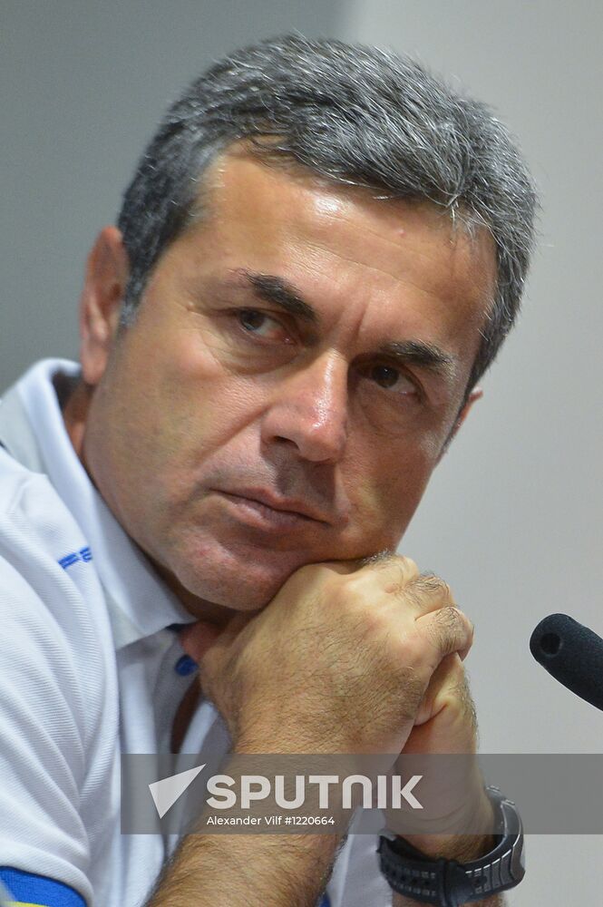 Press conference of Fenerbahce team head coach Aykut Kocaman