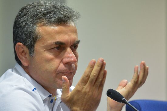 Press conference of Fenerbahce team head coach Aykut Kocaman