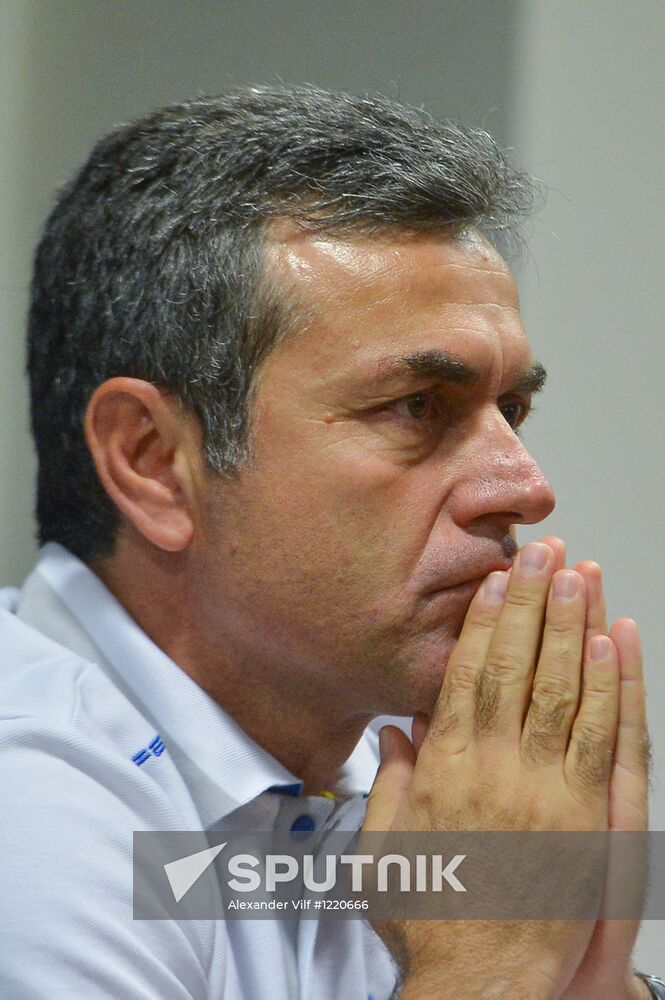 Press conference of Fenerbahce team head coach Aykut Kocaman