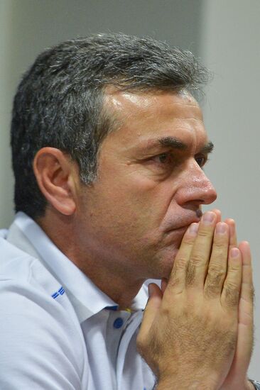 Press conference of Fenerbahce team head coach Aykut Kocaman